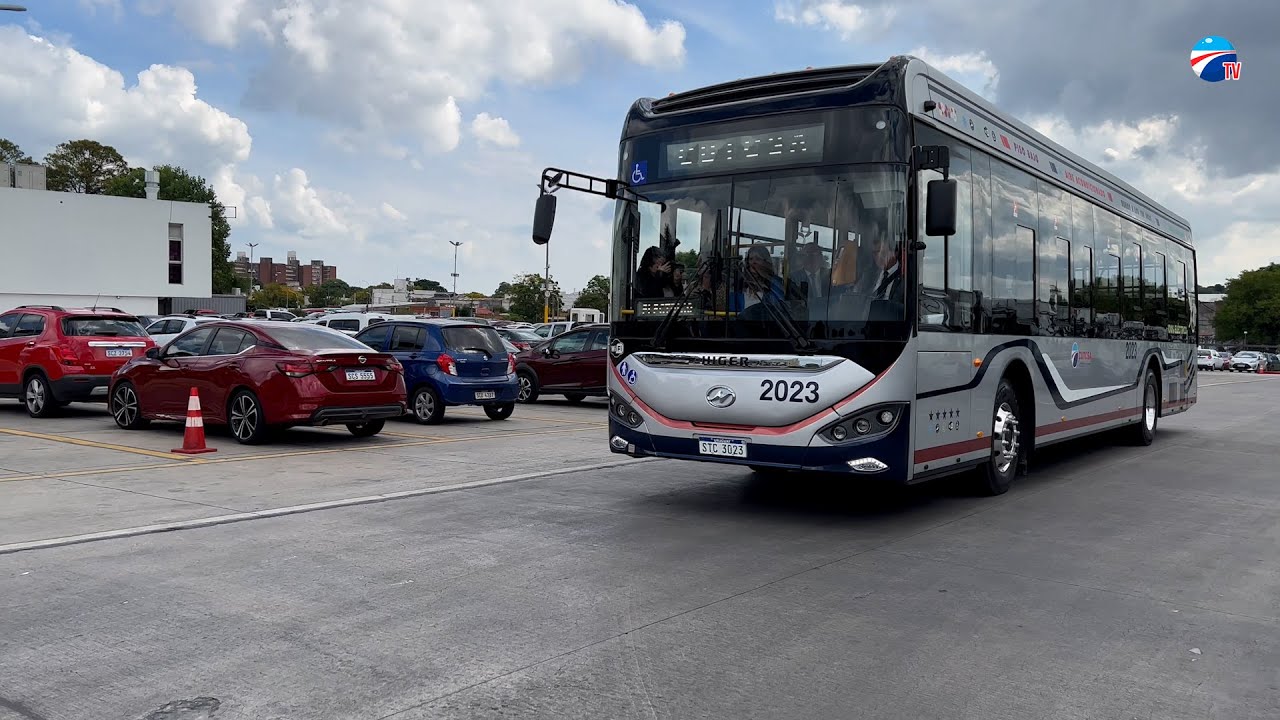 Presentamos nuevo ómnibus eléctrico de la marca HIGER