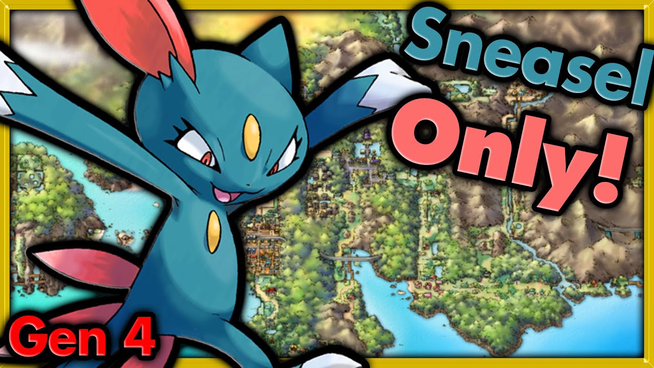 Can I Beat Pokemon Heart Gold with ONLY Sneasel? 🔴 Pokemon Challenges