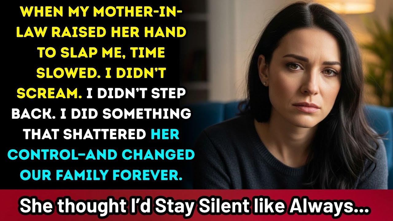 My Mother-in-Law Raised Her Hand at Me — I Stopped It, and Everything Fell Apart #womenstory