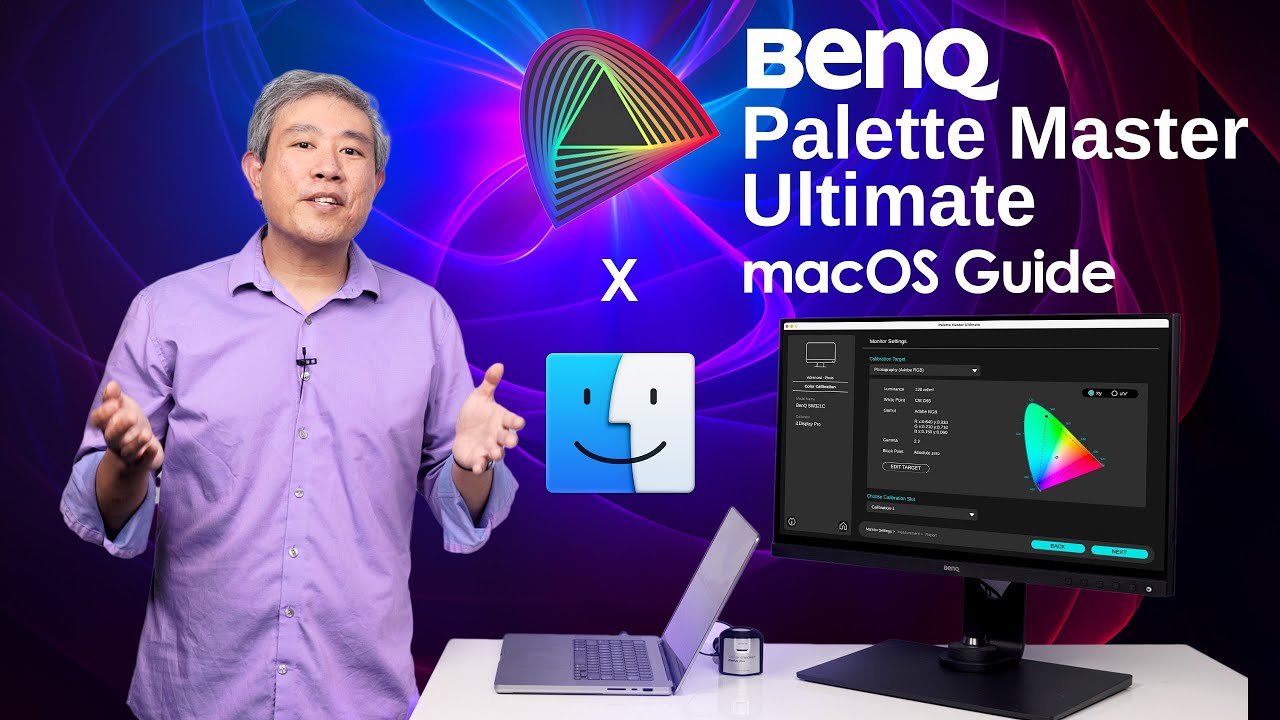 Как откалибровать дисплеи BenQ SW с помощью Palette Master Ultimate на macOS!