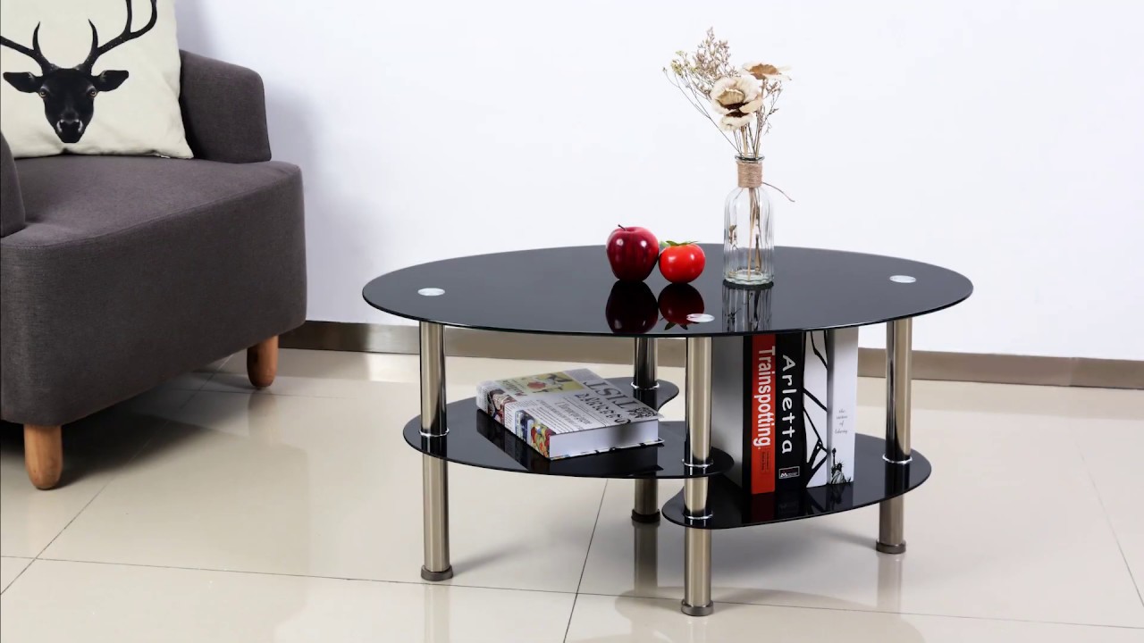Nidouillet 3 Tier Tempered Glass Table Installation Video | AB026