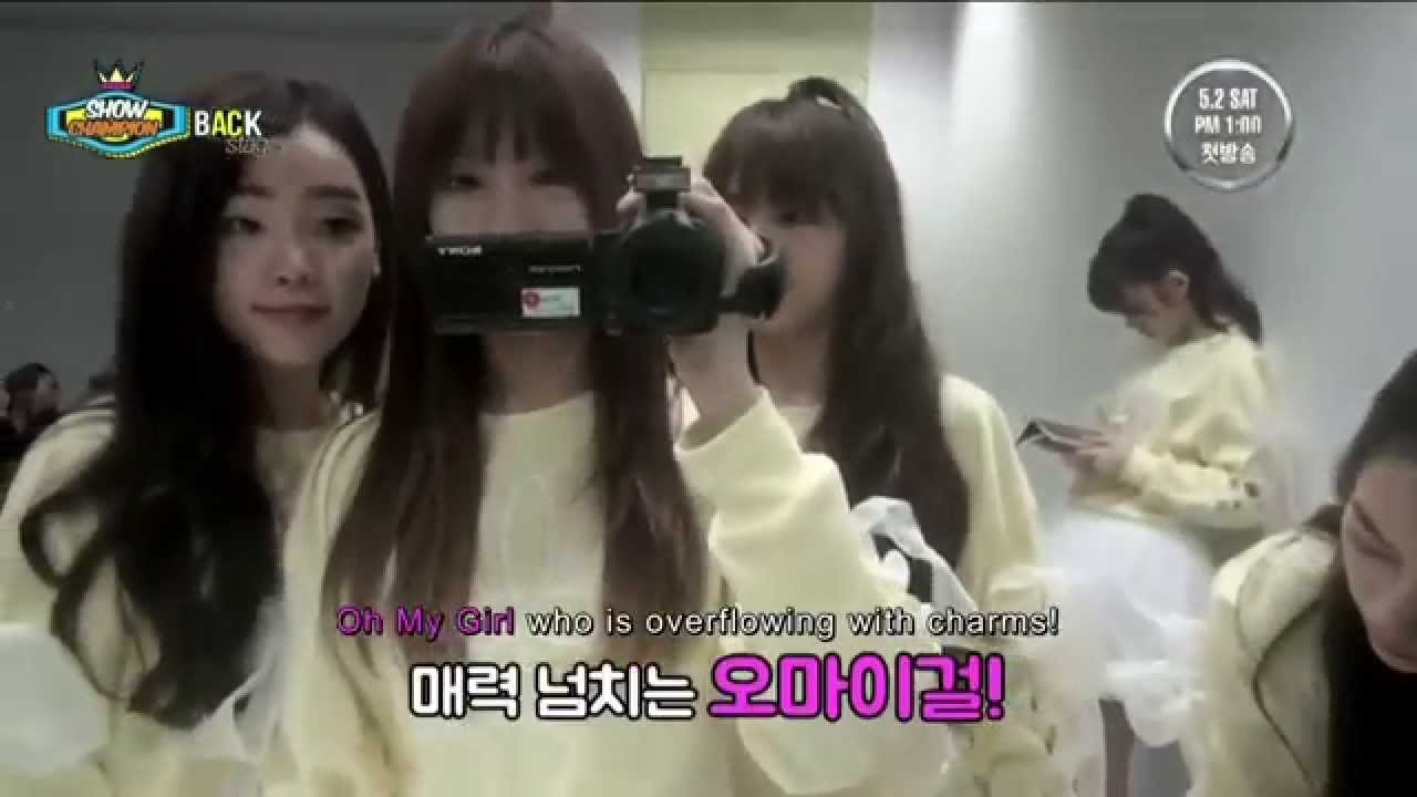[ENG SUB] 150425 OH MY GIRL (오마이걸) Show Champion BTS