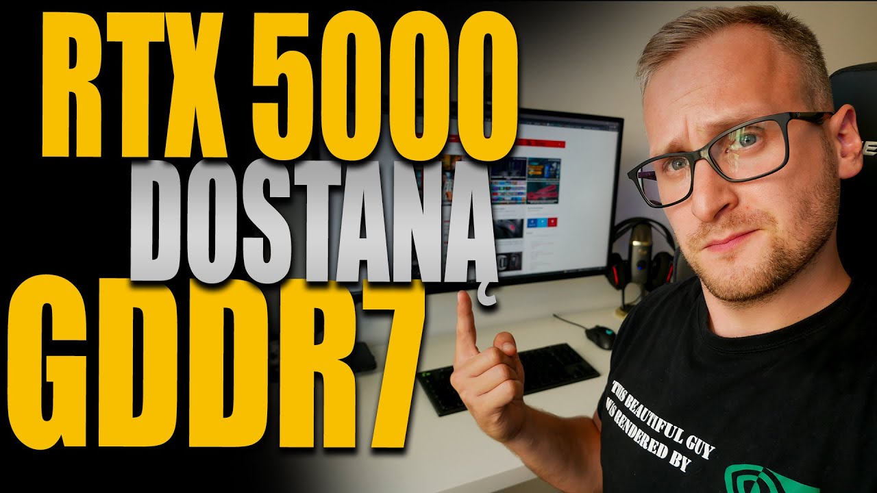 Nvidia RTX 5000 dostaną pamięć GDDR7