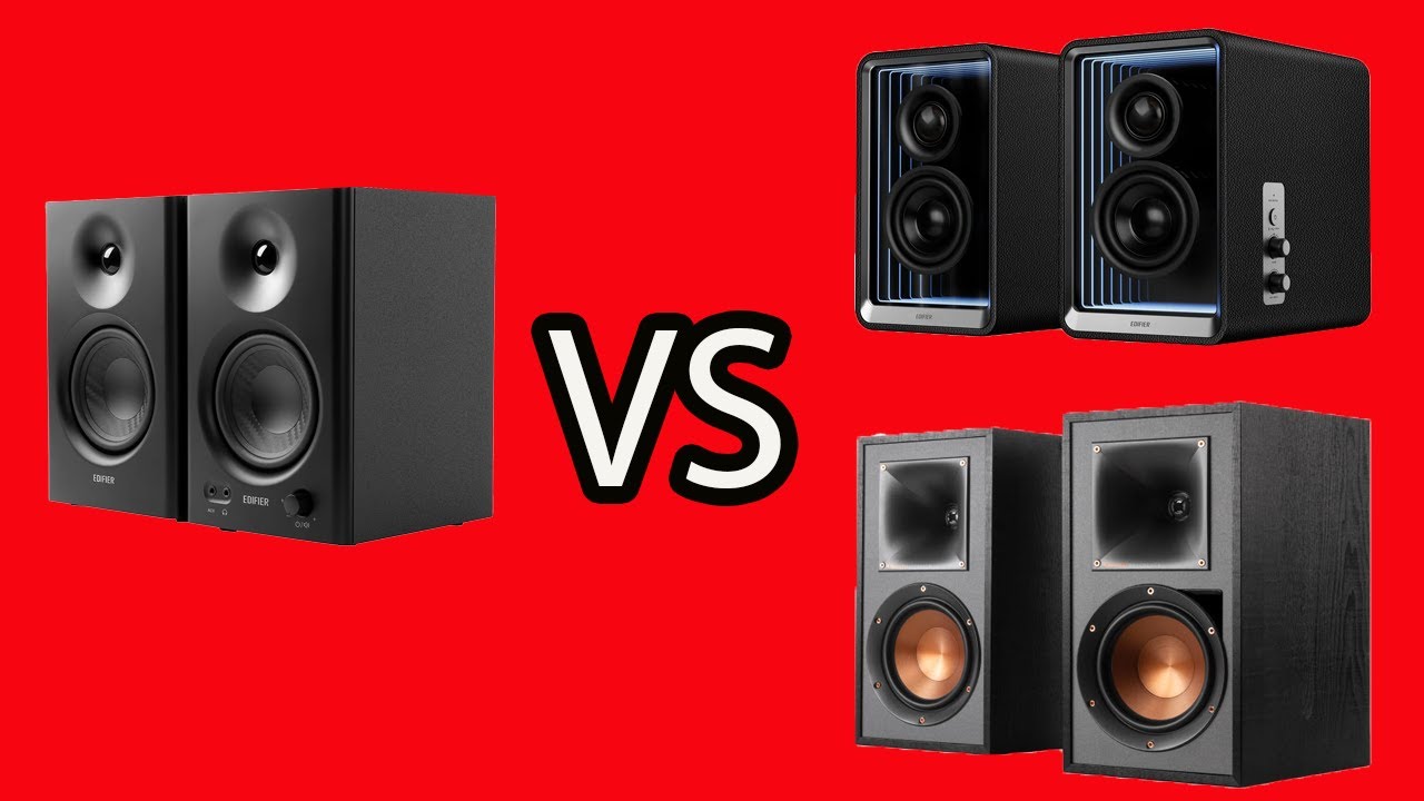 Edifier MR4 VS Edifier QR65 & Klipsch R41PM