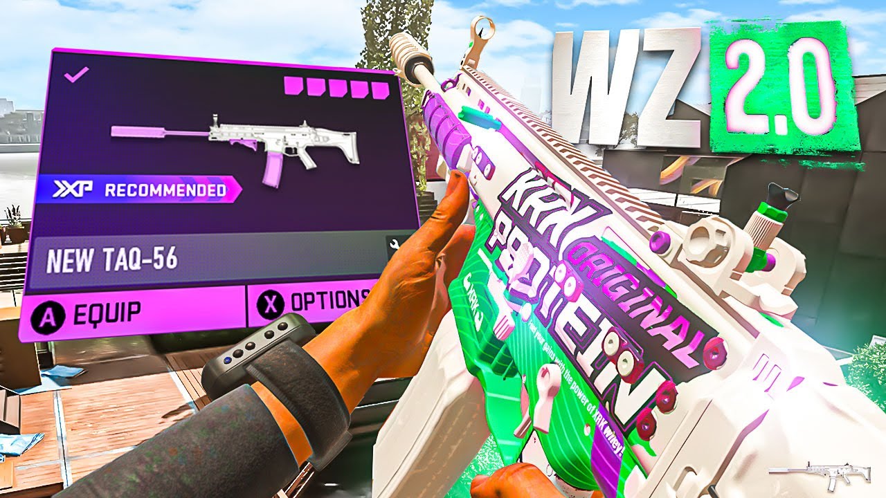 the NO RECOIL TAQ 56 is AMAZING in Warzone 2!