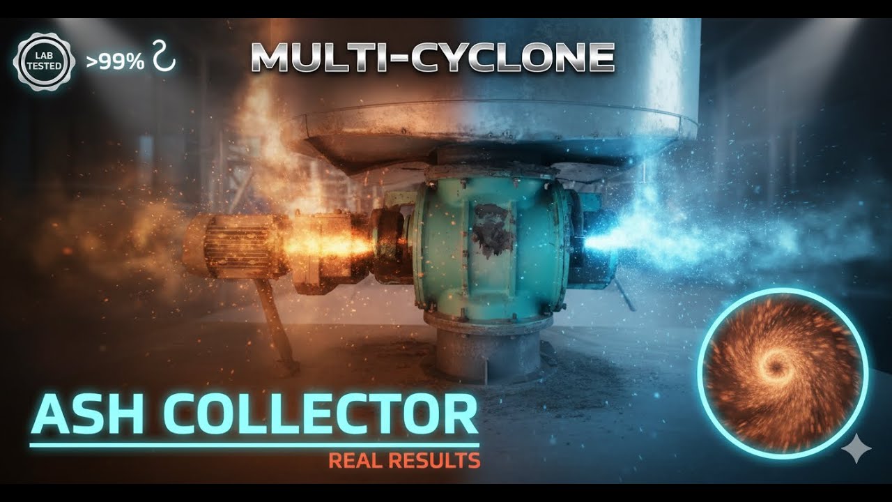 Mechanical Guru Reveals: Multi-Cyclone Ash Collector Field-Test &mdash; Efficiency Unmasked