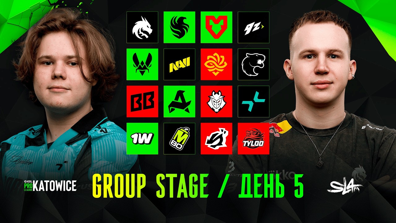 Day 5 | ESL Pro League Season 24 Group Stage | 🎙КРИВОЙ ЭФИР