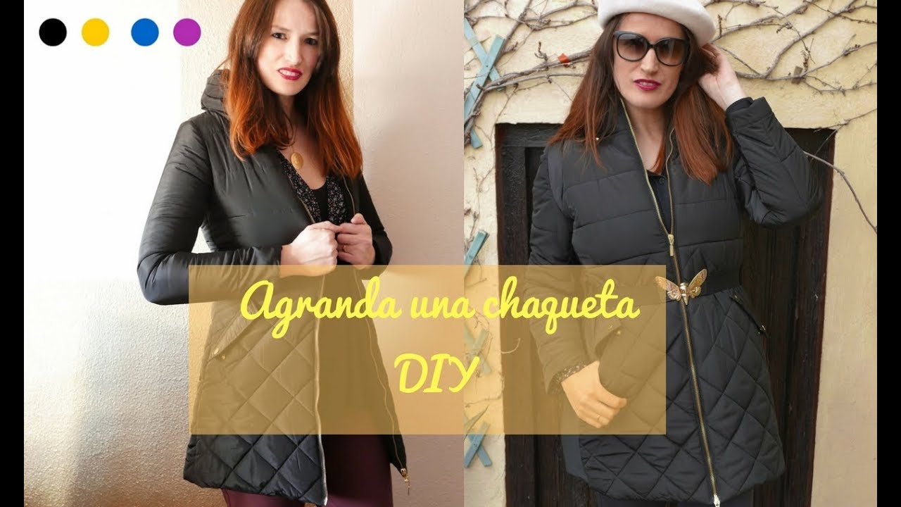 Ensancha una chaqueta de talla S a L