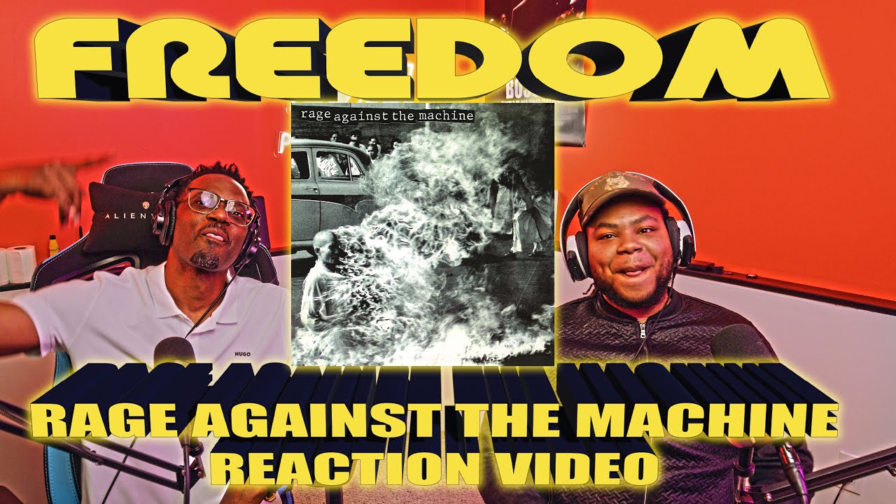 Our First Time Hearing Rage Against the Machine's -  Freedom (Reaction Video)