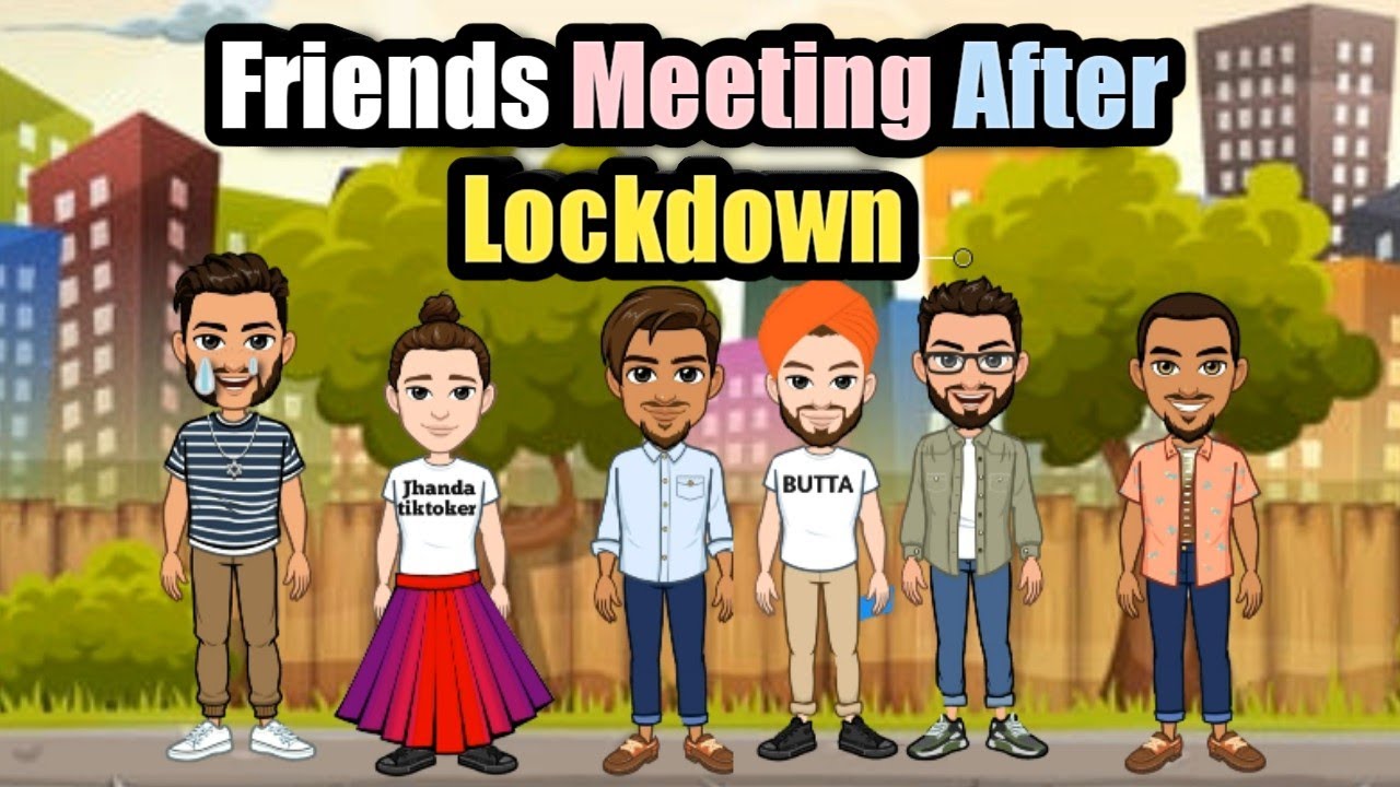 Friends after lockdown | Friends Meeting After Lockdown  Funny Conversation With Friends