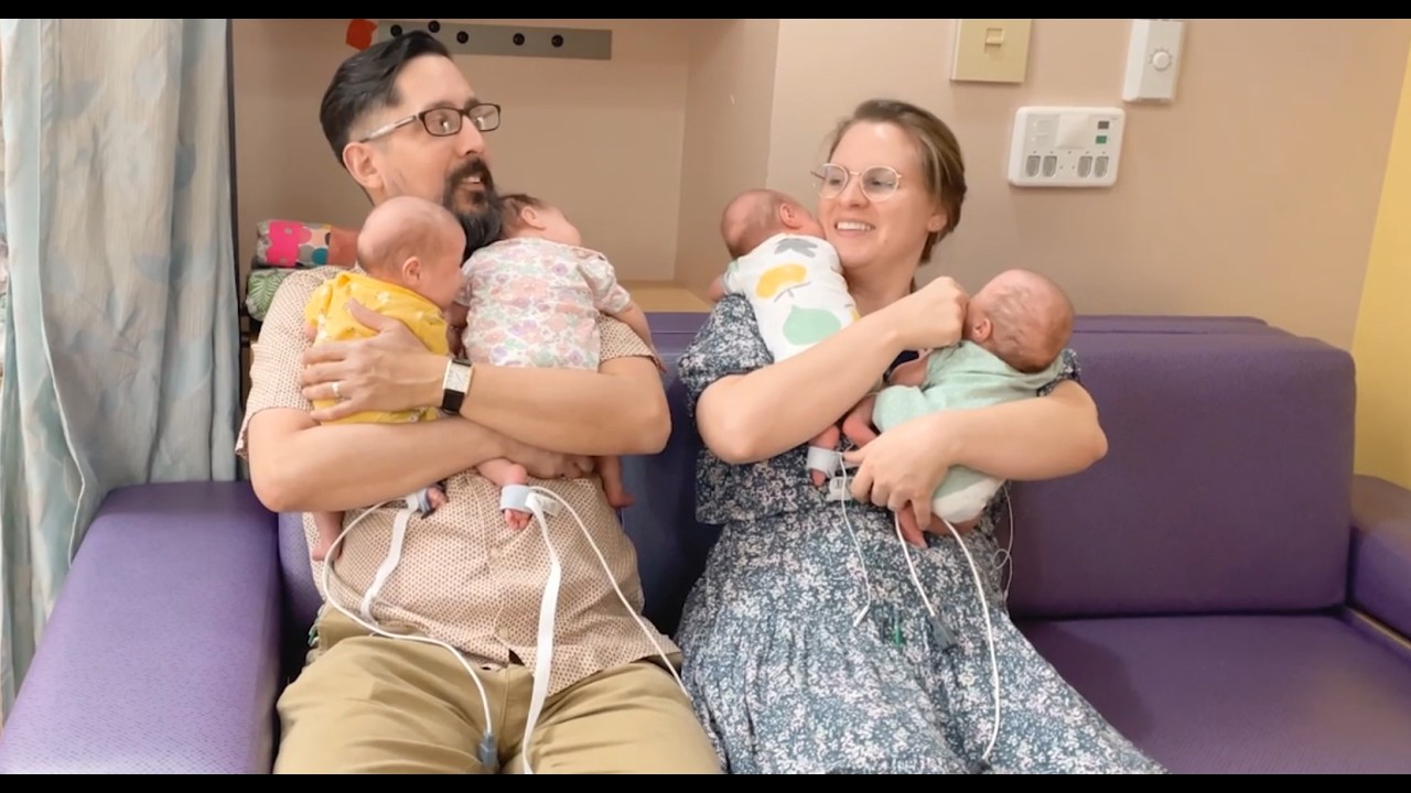 Spontaneous Quadruplets: The Vargas Family’s High-Risk Pregnancy Journey | Valley Perinatal Services
