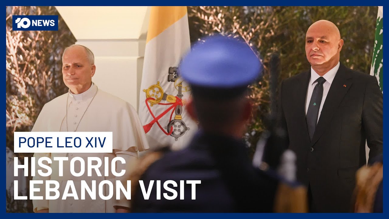 Pope Leo XIV Calls On Lebanese Leaders To Be Peacemakers During Beirut Visit | 10 News