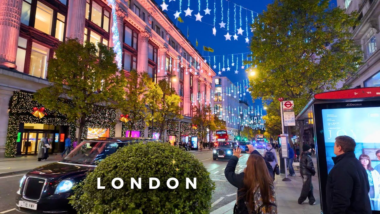 Christmas in Mayfair London | Oxford Street & Bond Street | London Walking Tour