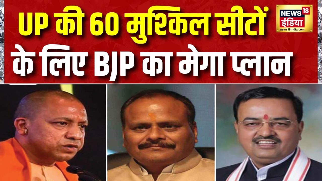UP Election 2027: UP की 60 मुश्किल सीटों के लिए BJP का मेगा प्लान | Yogi Adityanath | News18 India