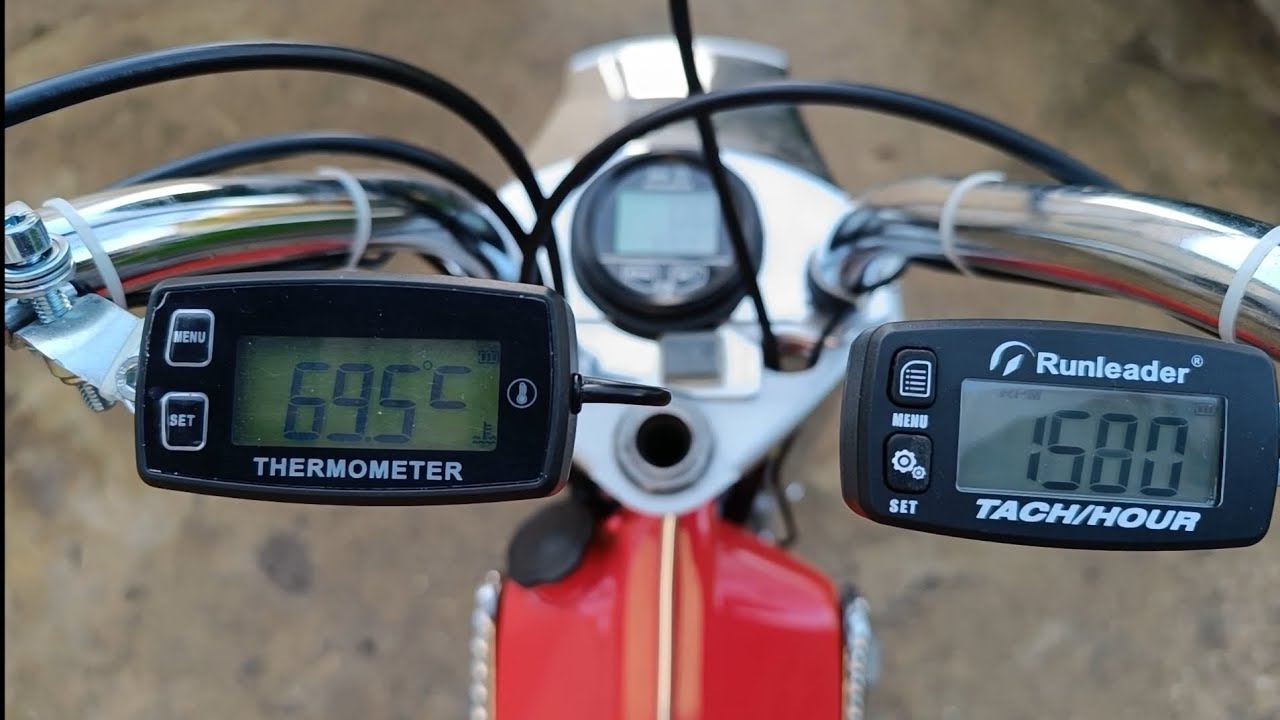 Installation thermomètre digital pour moteur à air sur la 103 Mvl