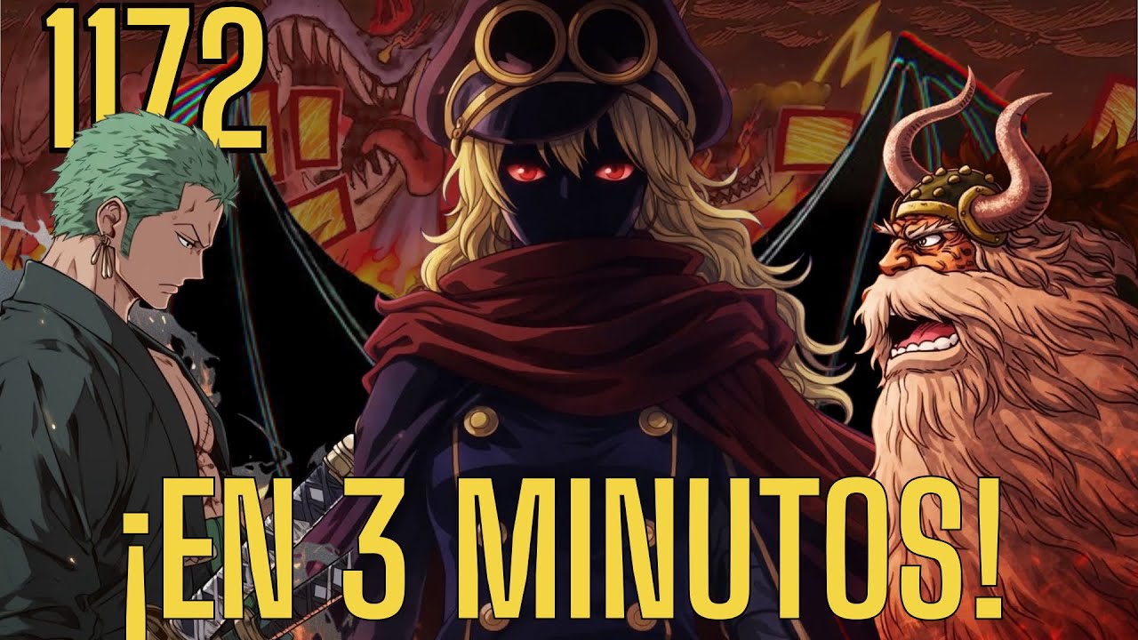 ONE PIECE 1172 ¡EN 3 MINUTOS! (Resumen) | ¡Jarul y Zoro MVP!