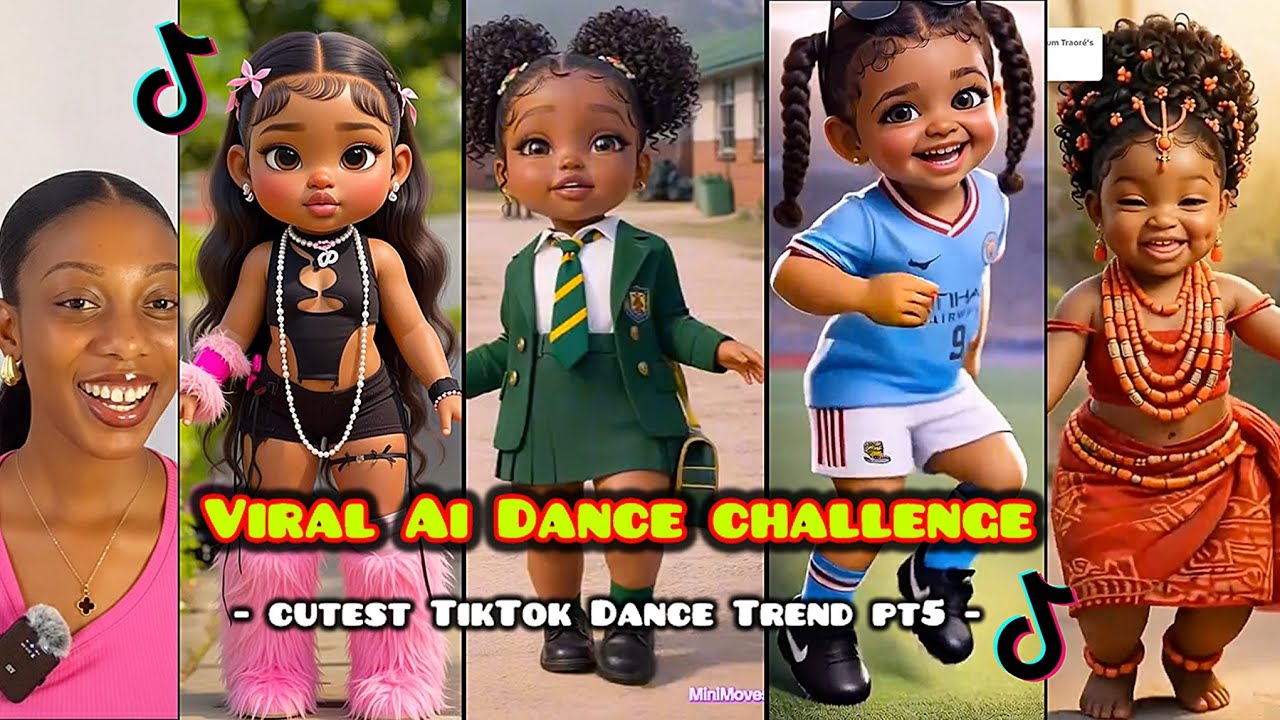 Лучшие танцевальные тренды от Ai Dancing Babies, часть 5 😍💖 | Новый танцевальный челлендж в TikTo...
