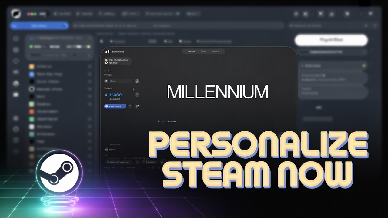 Personaliza tu Steam Instala Millennium y cambia el color fácil (Tutorial rápido)