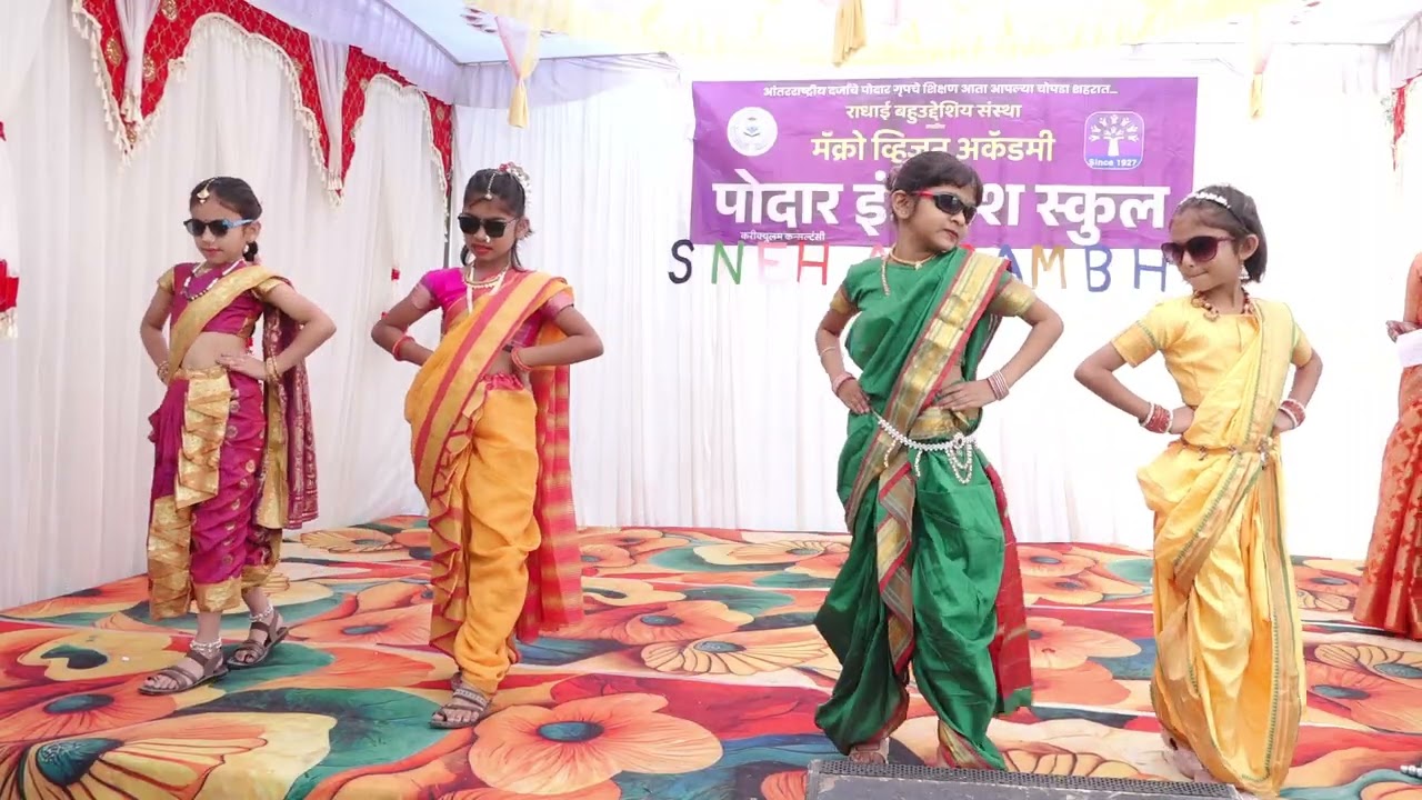 South Indian Dance Magic! 🎉 Tiny Stars of MVA's Podar English School, Chopda | Primary Kids Rock!
