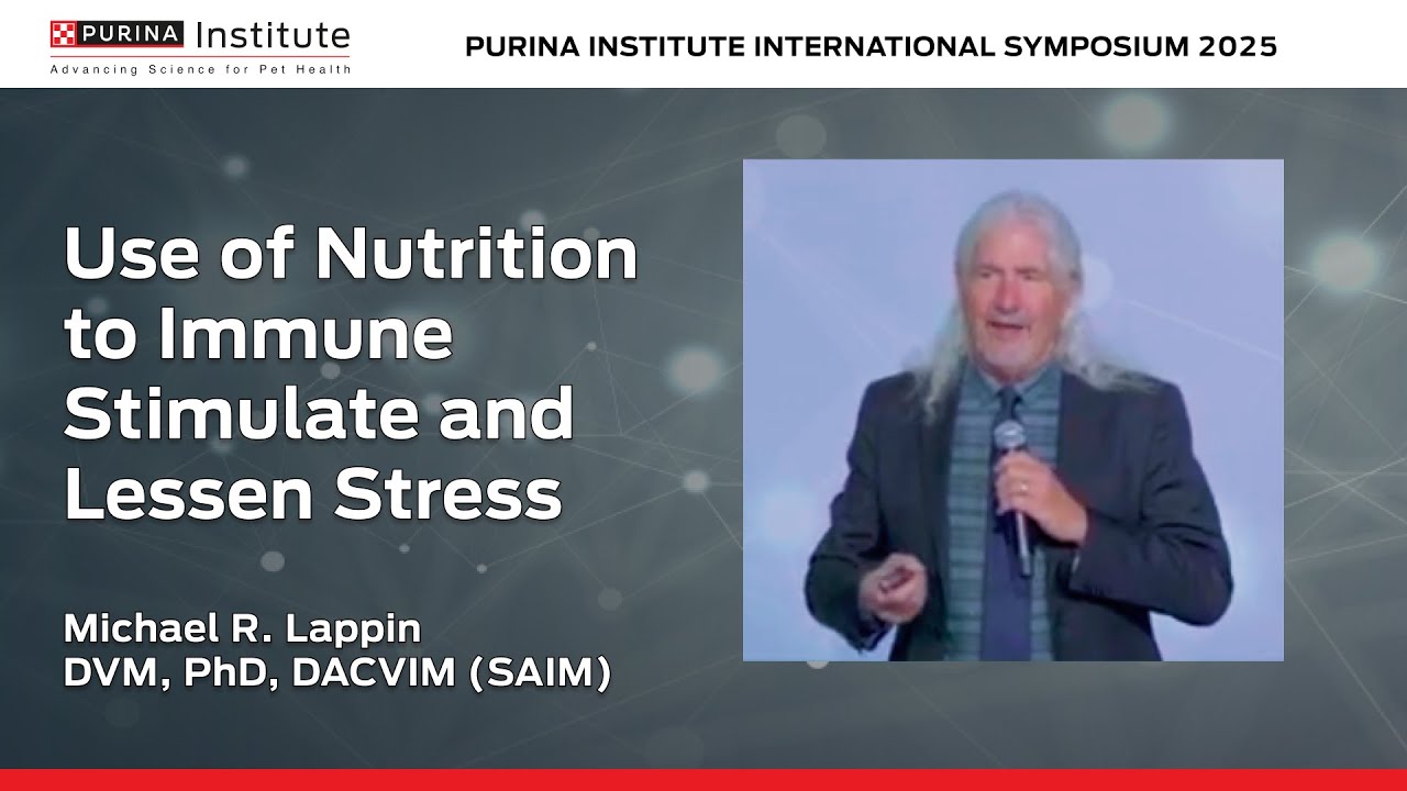 Use of Nutrition to Immune Stimulate and Lessen Stress | Michael R. Lappin, DVM, PhD, DACVIM (SAIM)