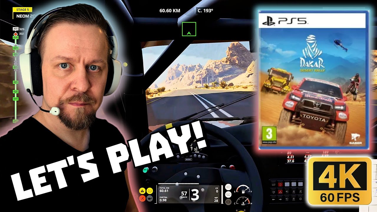 PS5: Dakar Desert Rally: Let's Play! 4K