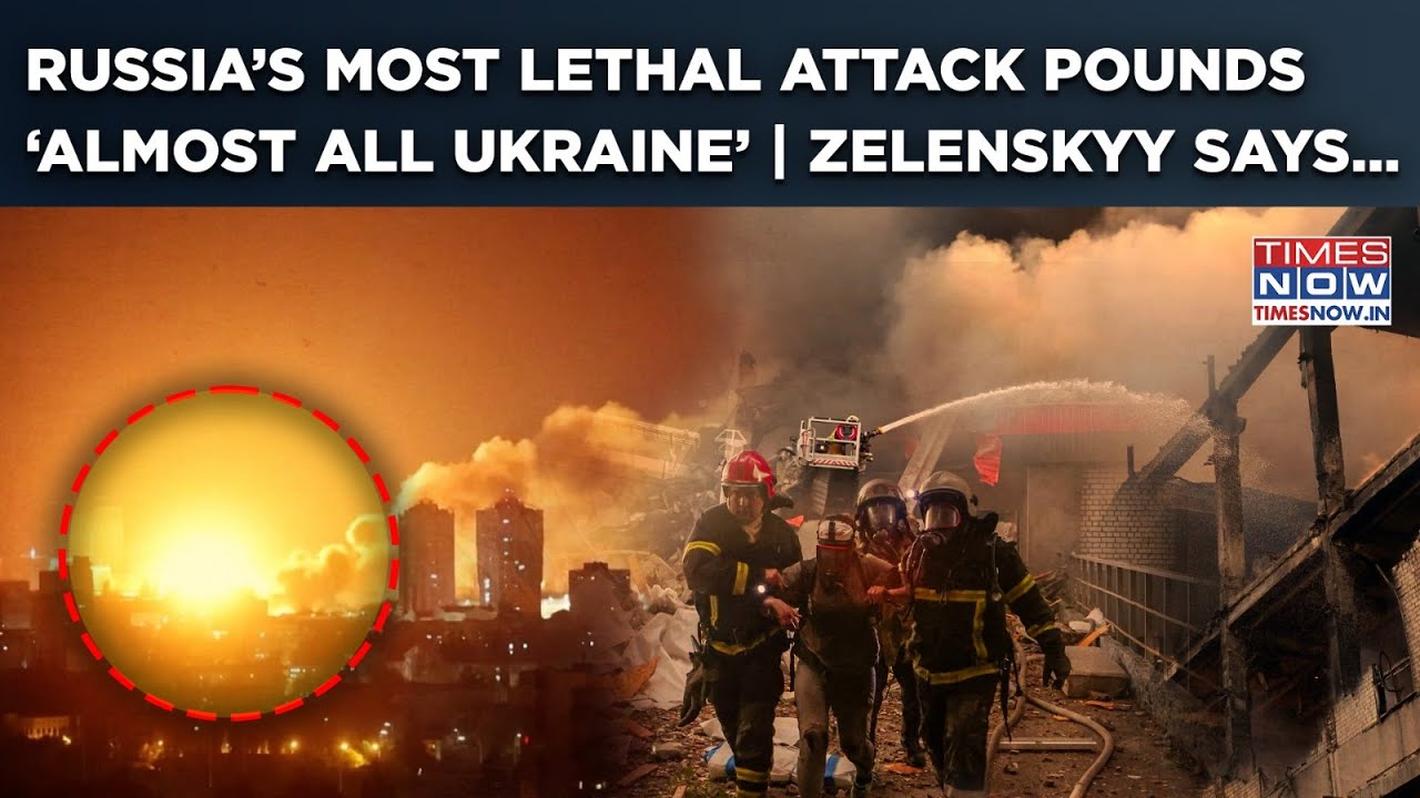 Russia Strikes ‘Almost All Ukraine’ In Most Powerful Attack | 400+ Drones, 40+ Missiles Rain Hell