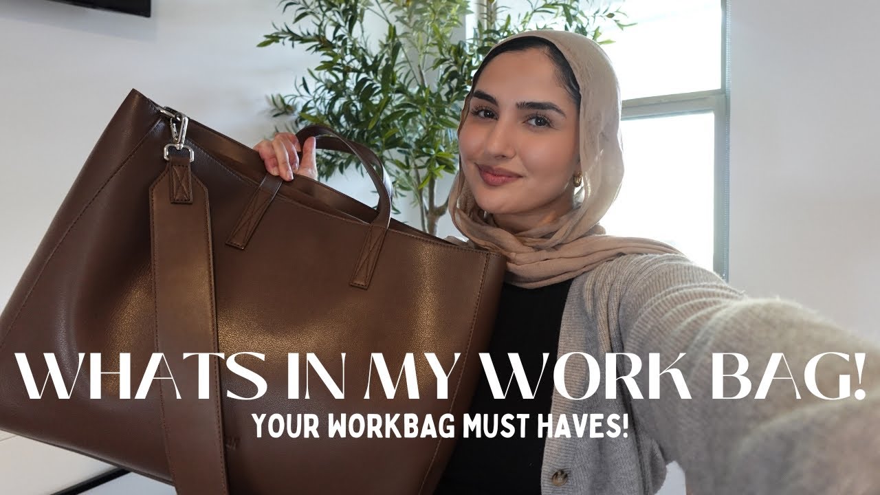 WHATS IN MY WORK BAG: Your workbag must haves!
