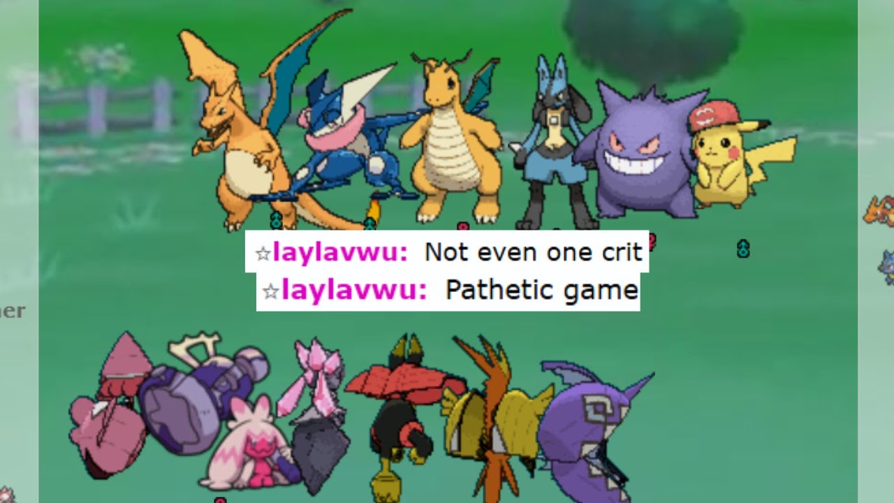 THIS KID WA PRAYING FOR A CRIT VS MONO FAIRY ON POKEMONSHOWDOWN !!