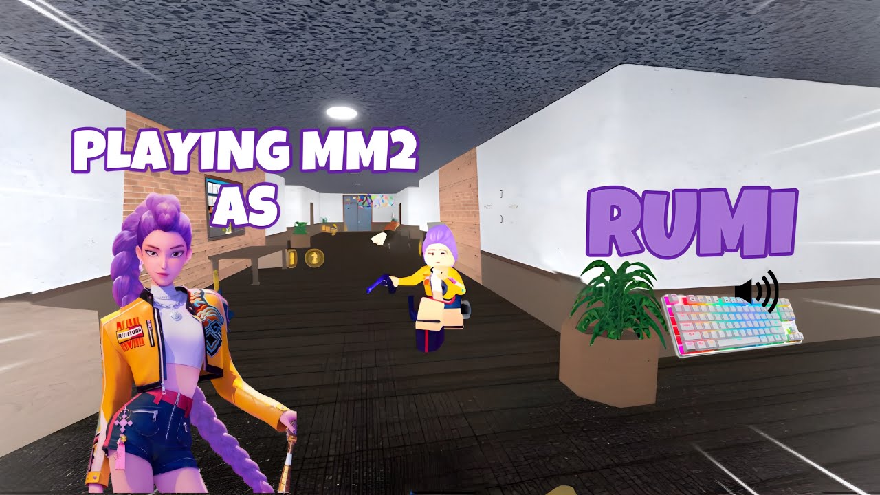 RUMI DESTROYS TEAMERS IN MM2 + GAMEPLAY (KEYBOARD ASMR)