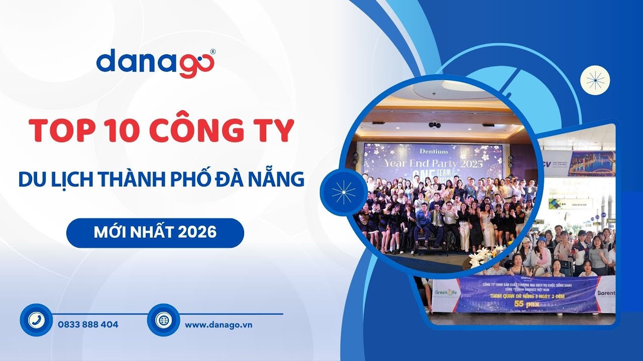 Top thương hiệu du lịch Đà Nẵng được đánh giá cao năm 2026