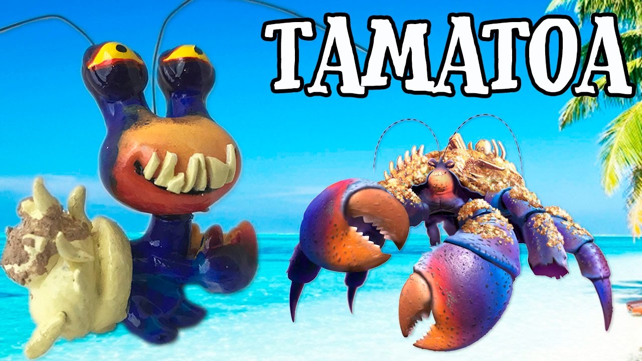 Custom TAMATOA LPS from MOANA Disney's Littlest Pet Shop
