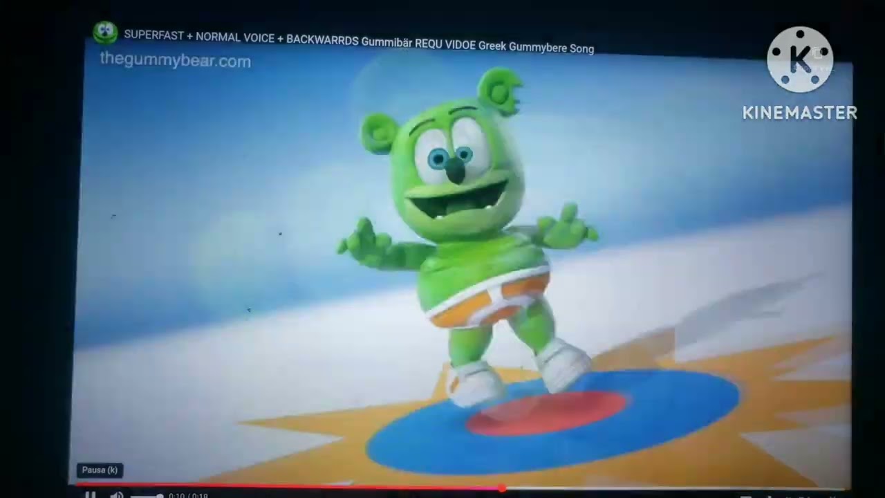 MEGA FAST & NORMAL VOICE & BACKWARDS Greek Gummy Bear Song 