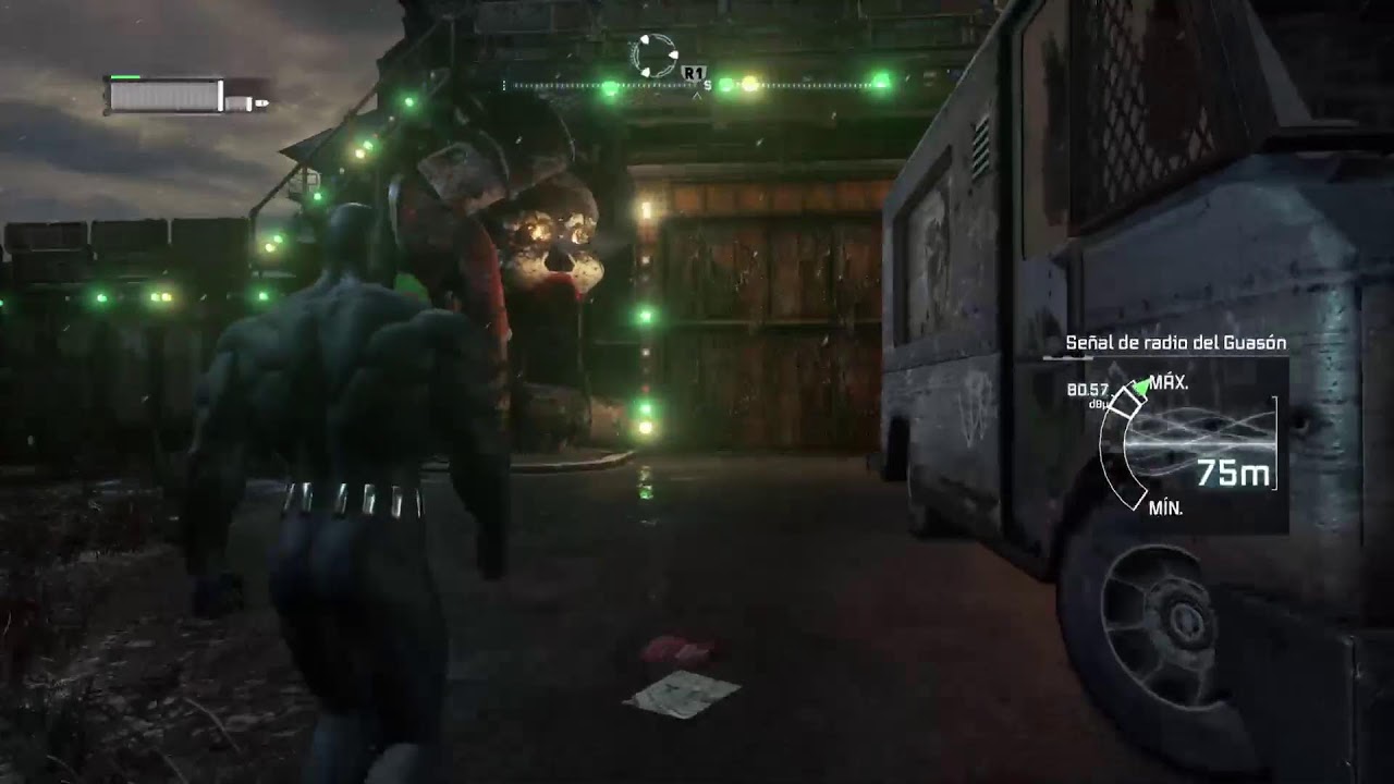 Jugando Batman arkham city en difícil (dia 1)