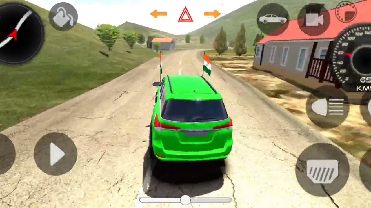 Car driving full speed gameplay USA 