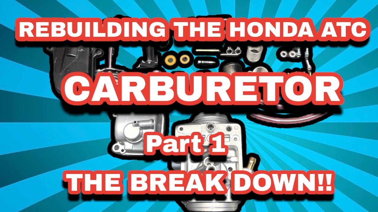 ATC250ES Honda Big Red Carburetor Rebuild pt.1