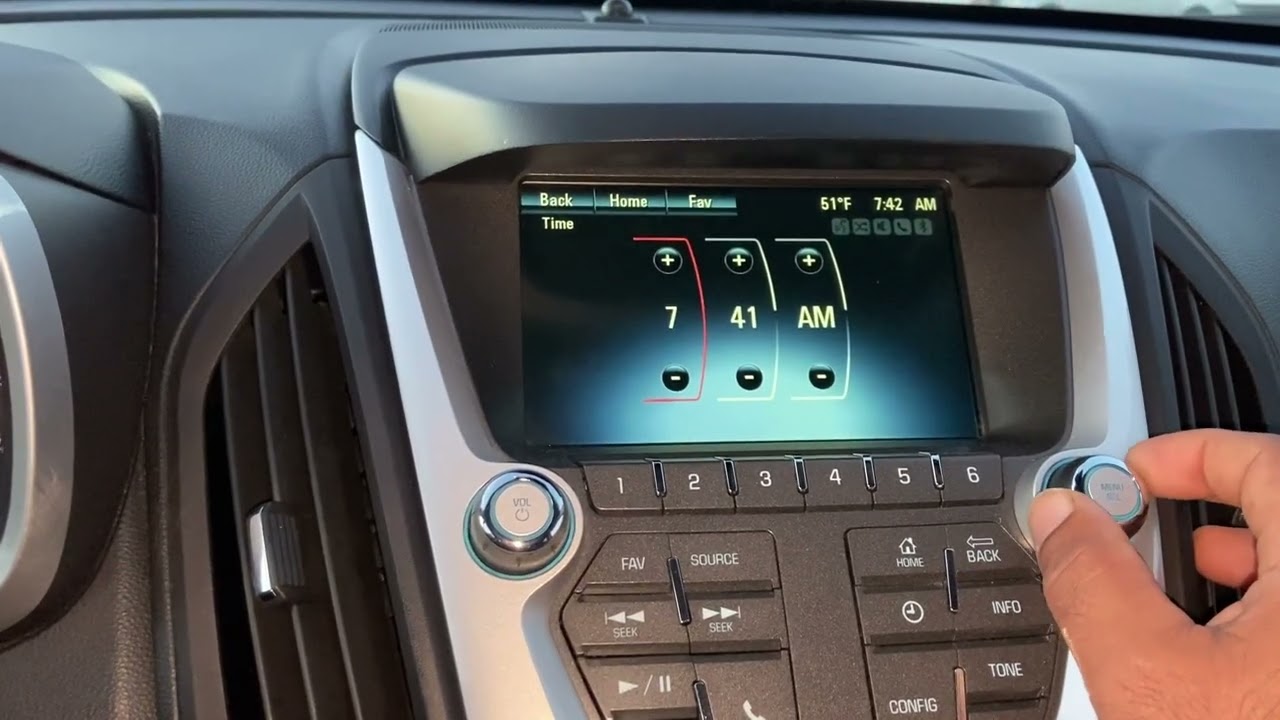 Como poner el RELOJ a tiempo en CHEVY EQUINOX