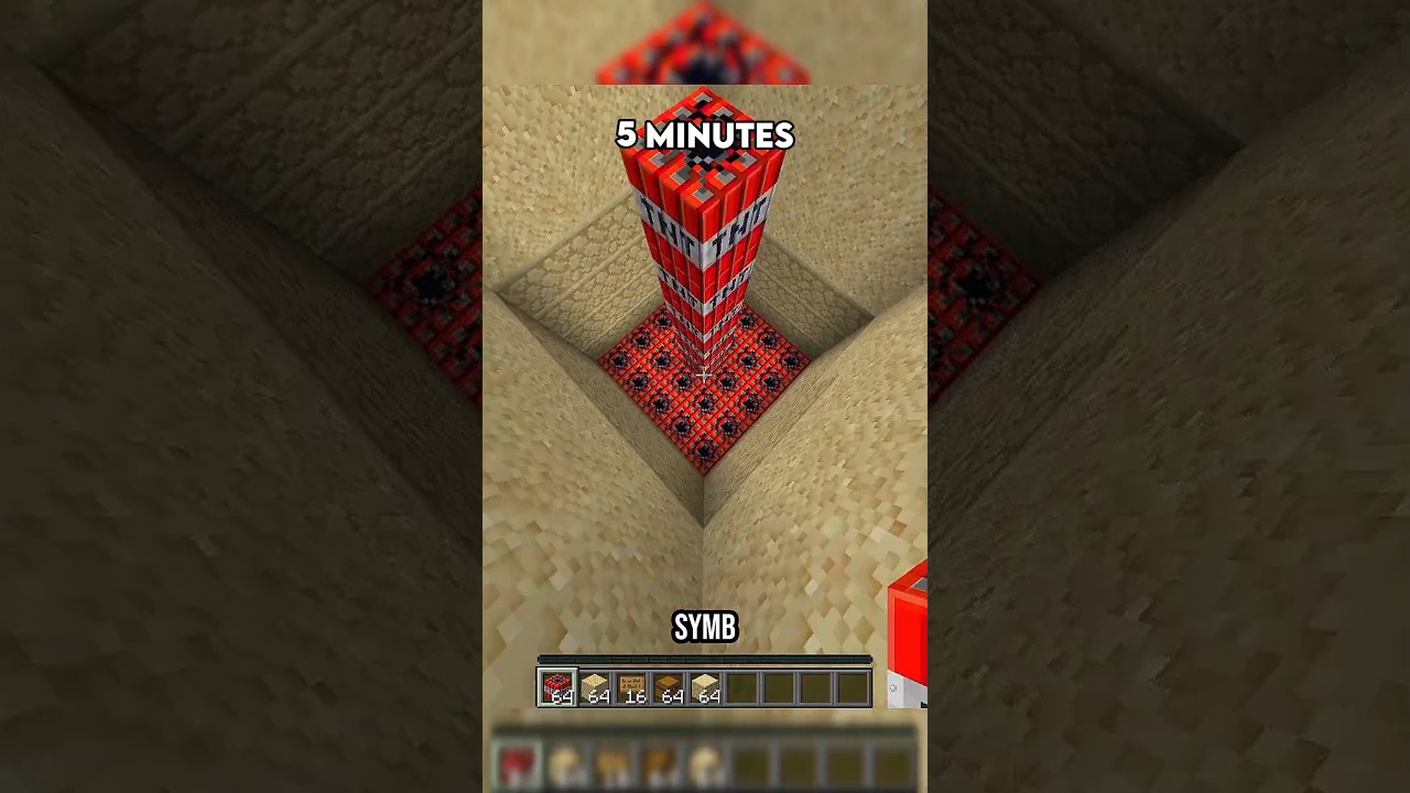 Minecraft Easy Trap Making #shorts #minecraft #minecraftshorts