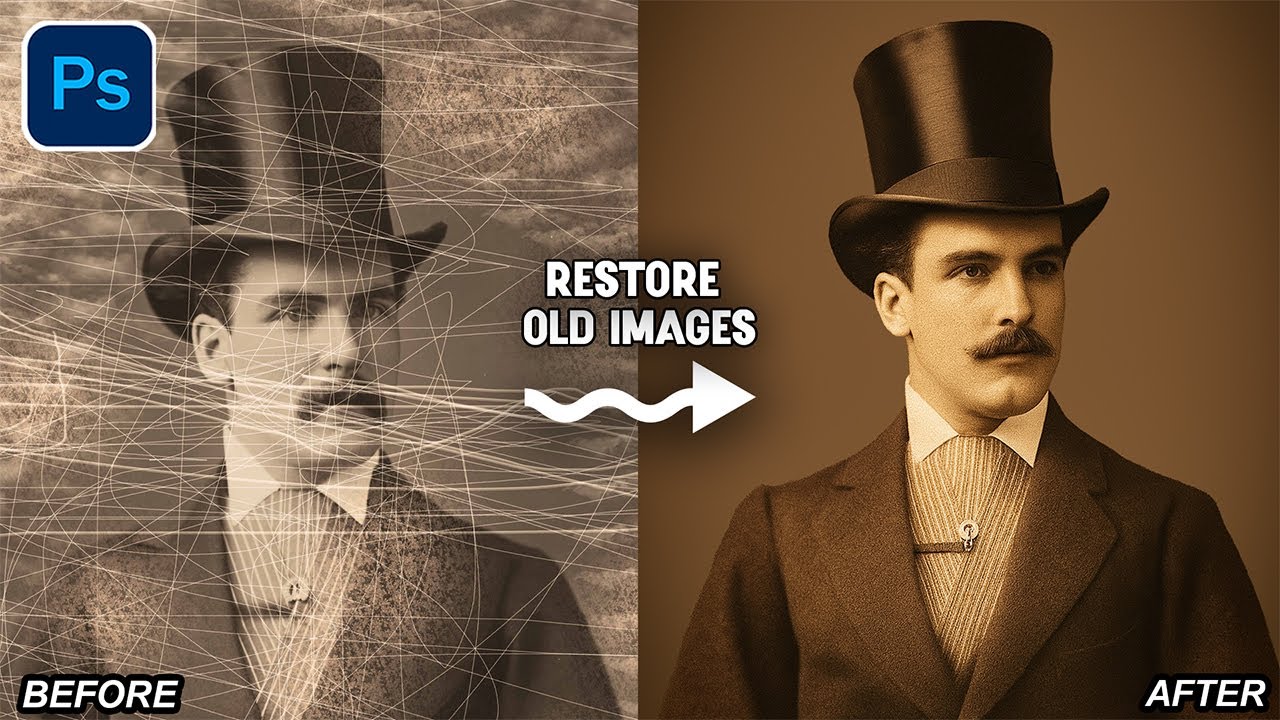 Use This Free AI and Photoshop to Restore Old Damaged Photos
