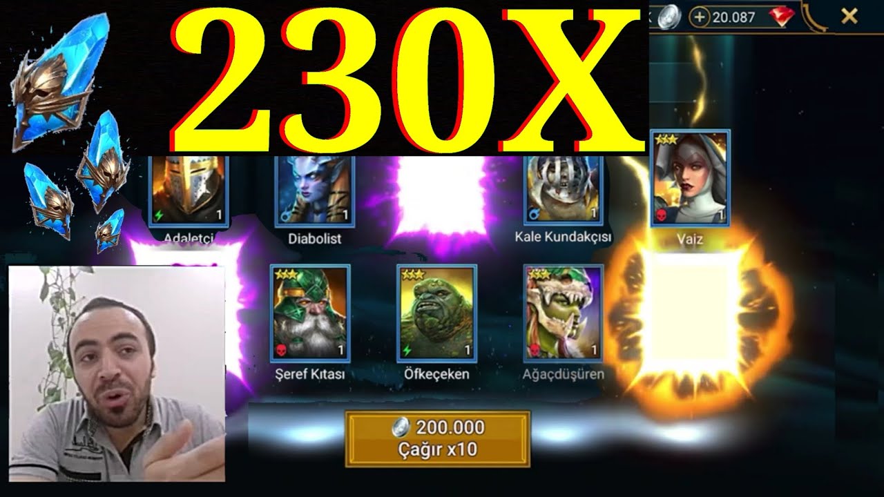 RAID: Shadow Legends Türkçe | 2X da 230 Mavi TAŞ AÇMA