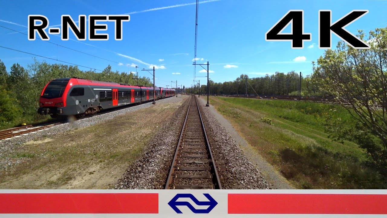 4K CABVIEW HOLLAND [R-NET] Alphen a/d Rijn - Gouda FLIRT 13mei 2019
