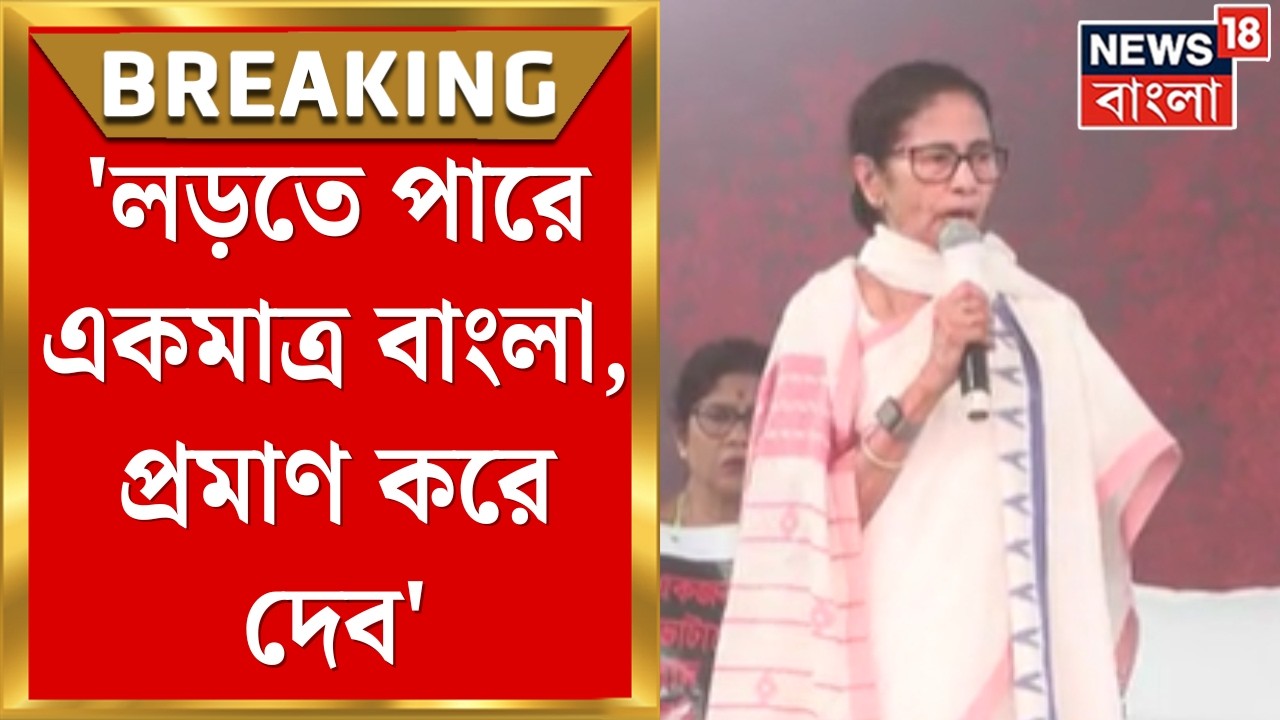 Mamata Banerjee | 'লড়তে পারে একমাত্র বাংলা, প্রমাণ করে দেব', ধর্মতলা থেকে হুঙ্কার মমতার |Bangla News