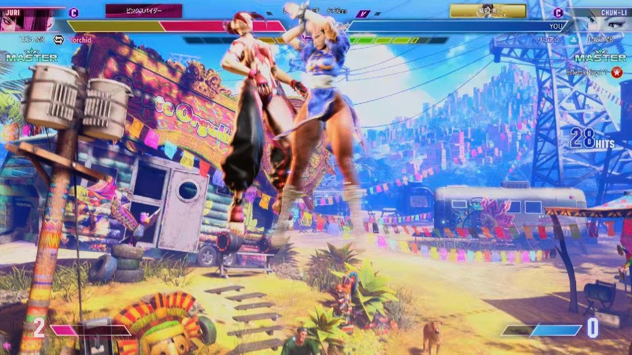 【スト6】春麗 VS ジュリ