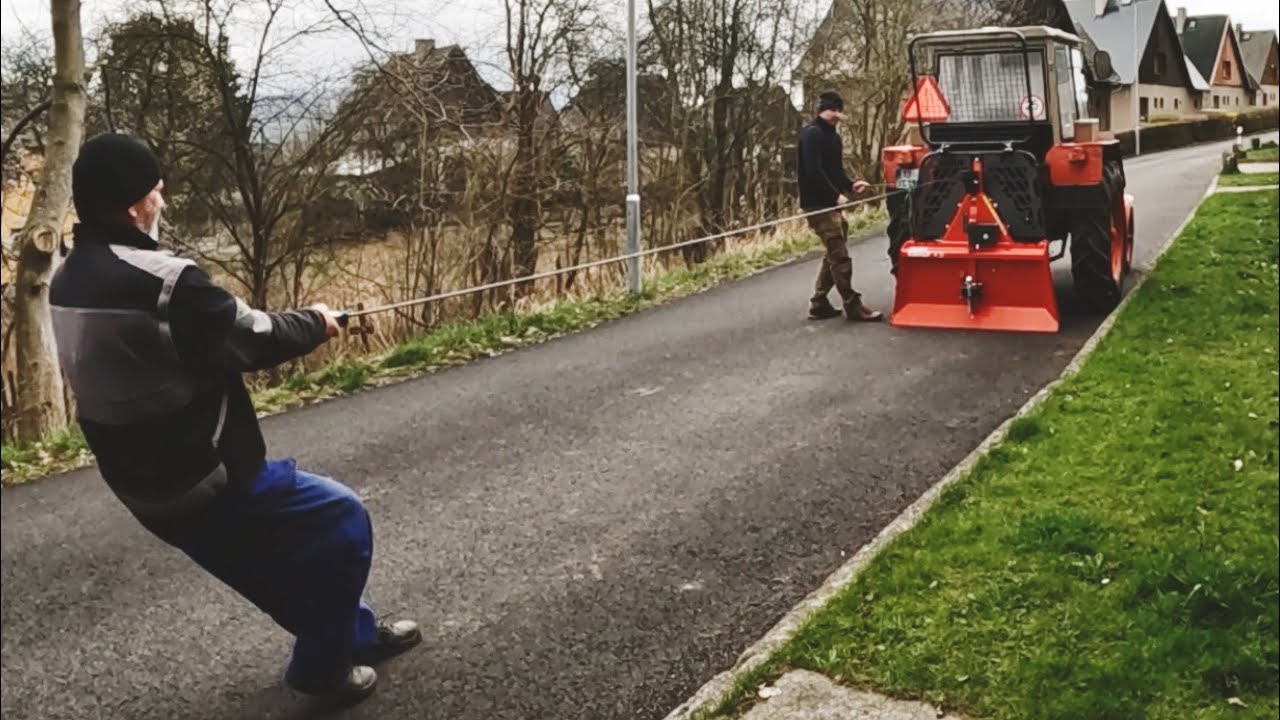 Zetor 3011 - Instalace navijáku Krpan 4SI, zkracování kardanu Walterscheid