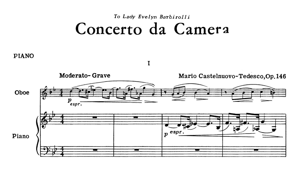 Mario Castelnuovo-Tedesco – Concerto da Camera