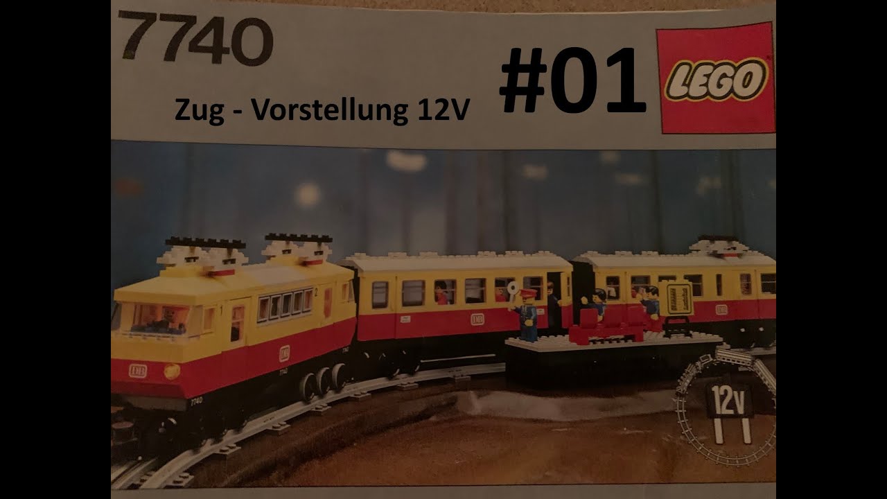 LEGO Set 7740 // Zugvorstellung #01 - Klemmbausteine eine Stadt entsteht