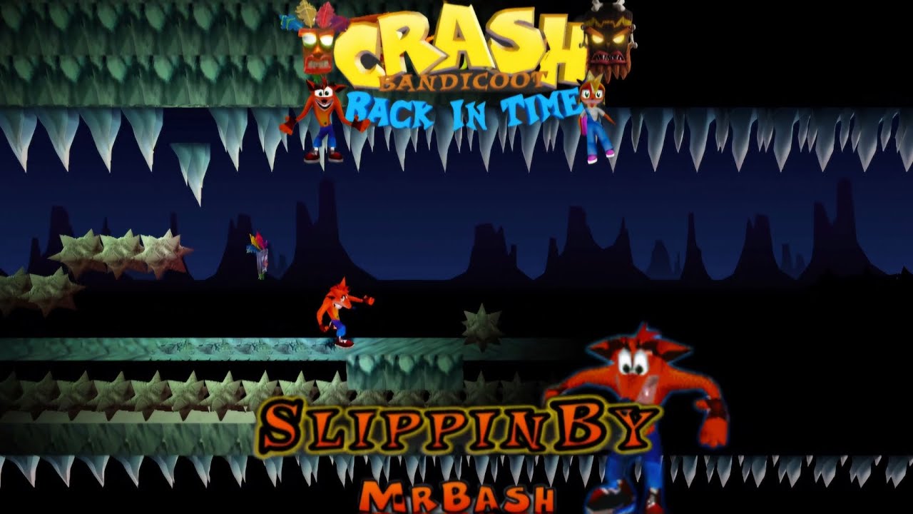 Crash Bandicoot - Back In Time Fan Game: Custom Level: Slippin By Mr. Bash