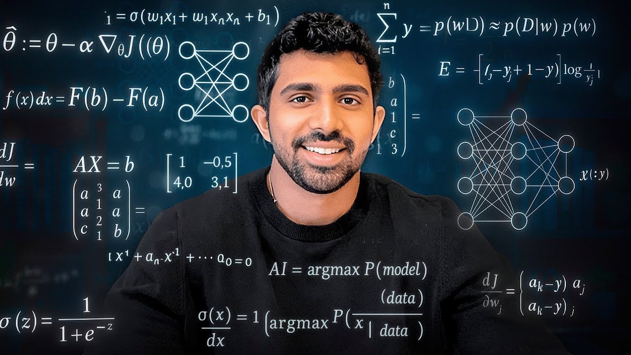 БЫСТРО выучите математику для ИИ/МО (даже без базовых знаний)