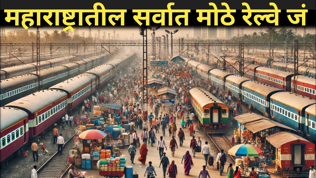 LARGEST RAILWAY JUNCTION IN MAHARASHTRA | आपल्या राज्यातील सर्वात मोठं रेल्वे स्टेशन माहीत आहे का।