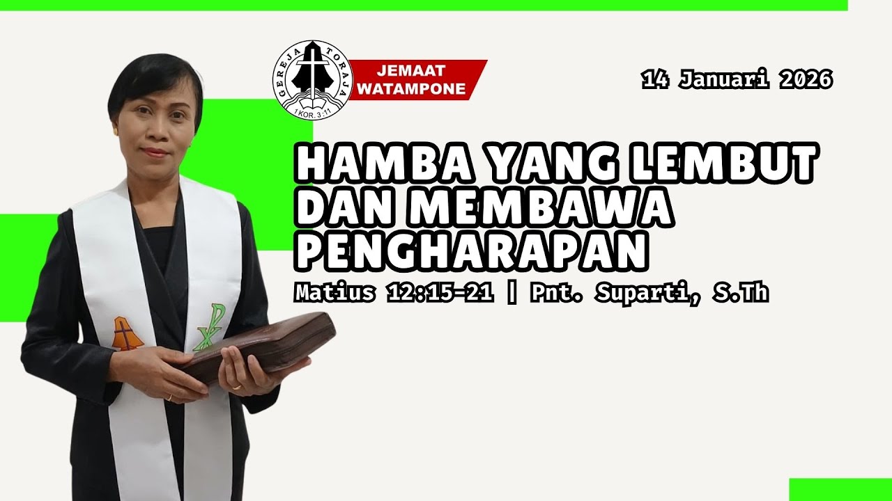 Hamba Yang Lembut Dan Membawa Pengharapan