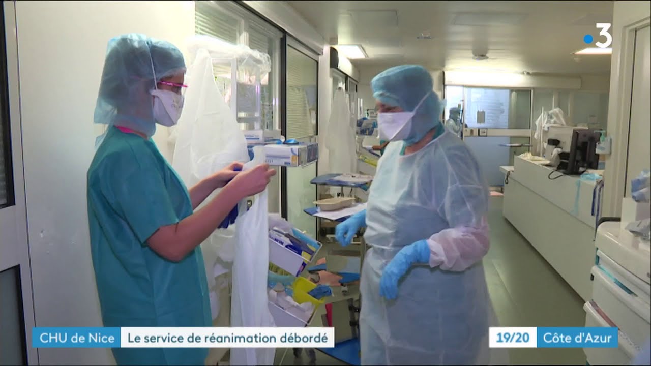 Covid : face à la 2e vague, les services hospitaliers de Nice s'organisent
